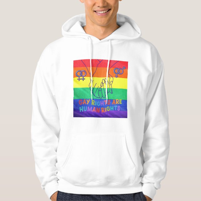 Sudadera Los gays tienen derechos (Anverso)