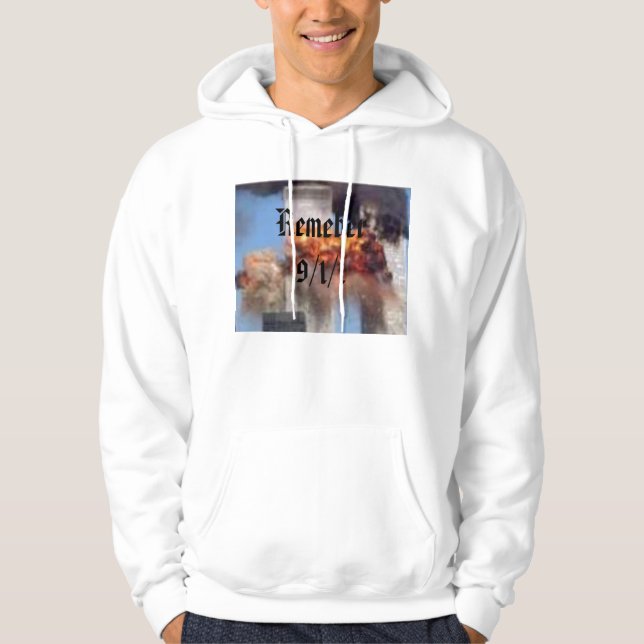 Sudadera Los gemelos, recuerdan 9/1/1 (Anverso)
