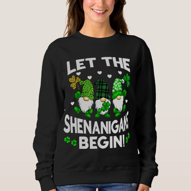 Sudadera Los Gnomes Cuidados Dejan Que Los Shenanigans Empi (Anverso)