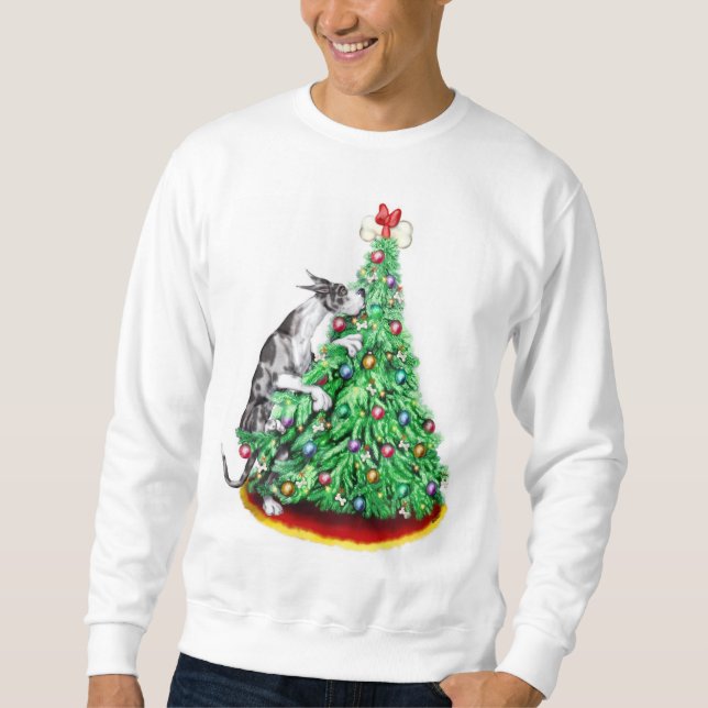 Sudadera Los grandes Navidades daneses alcanzan el mérito d (Anverso)