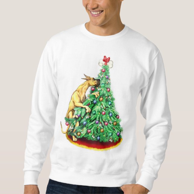 Sudadera Los grandes Navidades daneses alcanzan los objetiv (Anverso)