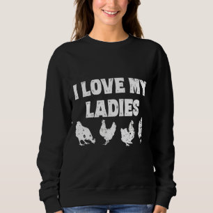 Sudadera Los granjeros con tema de pollo