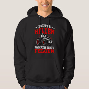 Sudadera Los héroes reales del agricultor de tractor conduc