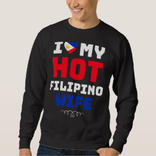 Sudadera Los hombres a los que amo a mi esposa filipina cal