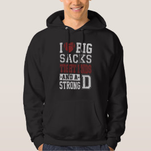 Sudadera Los Hombres A Los Que Me Encantan Los Grandes Saco