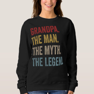 Sudadera Los Hombres Abuelo El Hombre El Mito De La Leyenda