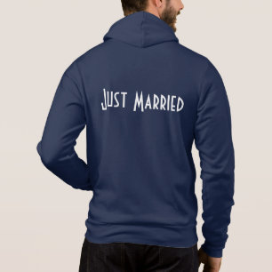 Sudadera Los hombres acaban de casarse con Hoodie