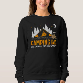 Sudadera Los hombres acampan a papá como un padre normal, p