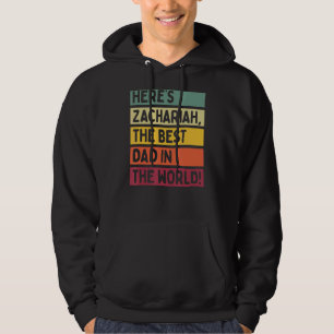 Sudadera Los hombres aquí son Zachariah El mejor papá del m