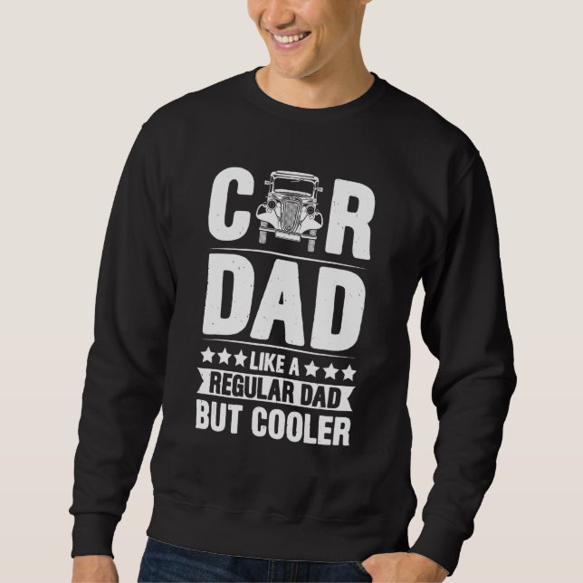 Sudadera Los Hombres Auto A Papá Como Un Padre Regular Pero (Anverso)
