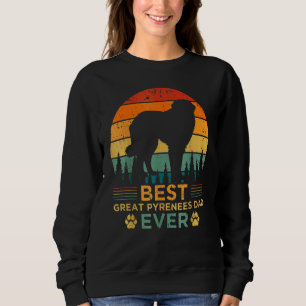 Sudadera Los hombres con estilo retro mejor padre de los gr