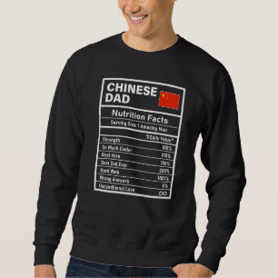 Sudadera Los hombres de la nutrición de los papás chinos in