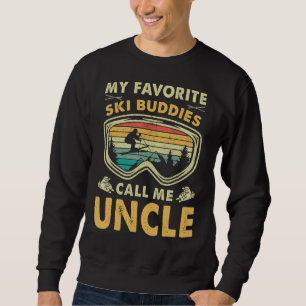 Sudadera Los hombres de mis amigos favoritos de la esquí me