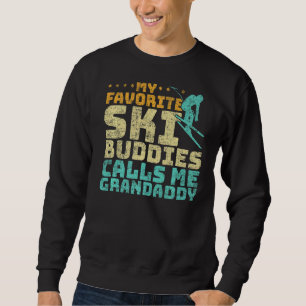 Sudadera Los hombres de mis compañeros favoritos de esquí m