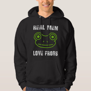 Sudadera Los hombres de verdad aman a las ranas