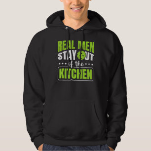 Sudadera Los Hombres De Verdad Se Quedan Fuera De La Cocina