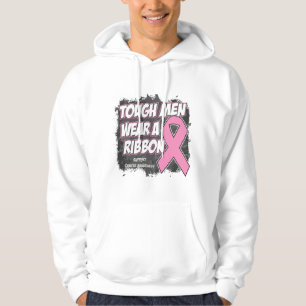Sudadera Los hombres duros del cáncer de pecho llevan una