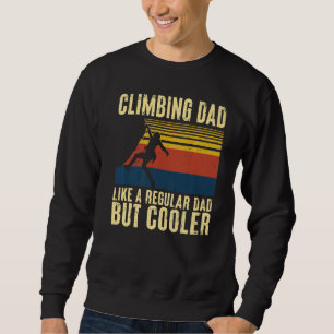 Sudadera Los Hombres Escalando A Papá Como Un Clima De Rock