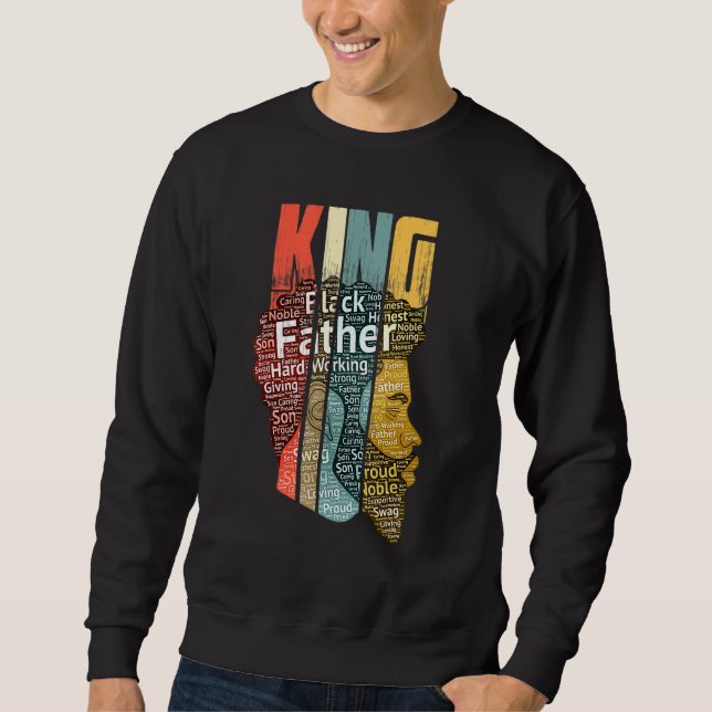 Sudadera Los hombres fuertes del Rey negro Africano Tee Nat (Anverso)