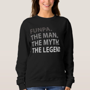 Sudadera Los hombres funpa el hombre el mito el día del pad