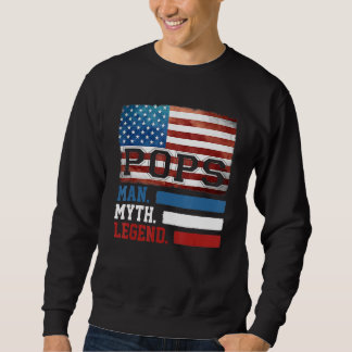 Sudadera Los hombres golpean a la leyenda del mito del homb