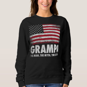Sudadera Los Hombres Grampa El Hombre El Mito La Leyenda Ab