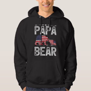 Sudadera Los hombres llevan la bandera estadounidense vinta