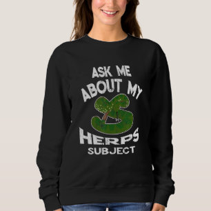 Sudadera Los Hombres Me Preguntan Por Mi Herpetólogo De Her