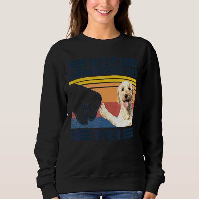 Sudadera Los hombres mejor papa de perro del mundo (Anverso)