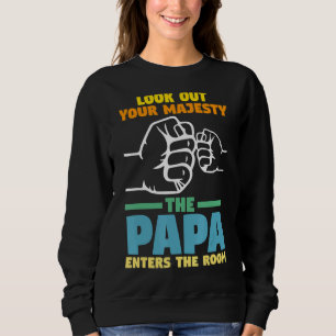 Sudadera Los Hombres Miran A Su Majestad El Abuelo Del Papa