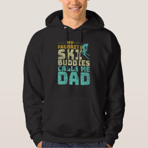 Sudadera Los Hombres Mis Amigos De Esquí Favoritos Me Llama