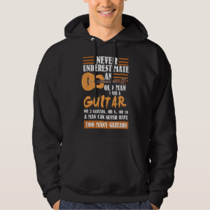 Sudadera Los hombres nunca subestiman al anciano con la pel