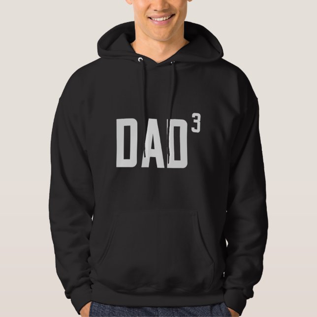 Sudadera Los Hombres Papá Cubieron A Papá Al Tercer Poder,  (Anverso)