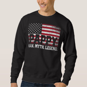Sudadera Los Hombres Pappy El Hombre El Mito El Abuelo De L