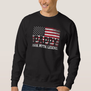 Sudadera Los Hombres Pappy El Hombre El Mito El Abuelo De L