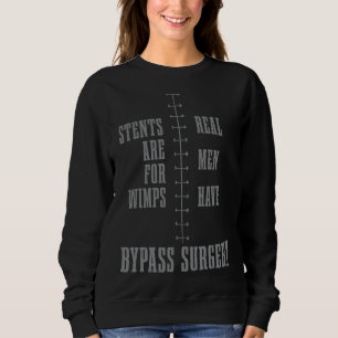 Sudadera Los Hombres Pasan Cirugía Cirugía De Corazón Abier