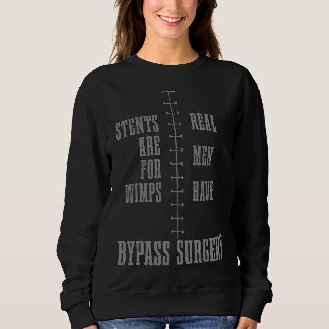 Sudadera Los Hombres Pasan Cirugía Cirugía De Corazón Abier (Anverso)