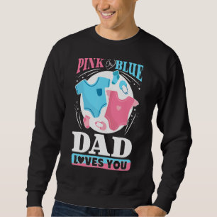Sudadera Los Hombres Pink O Blue Love You Pink O Blue Daddy