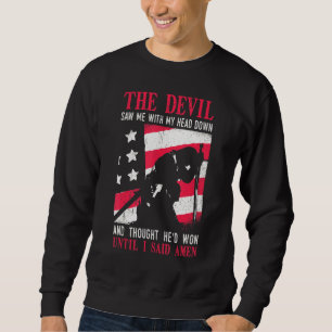 Sudadera Los Hombres Que El Demonio Me Vio Con La Cabeza Ab