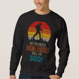 Sudadera Los hombres que practican senderismo favorito me l