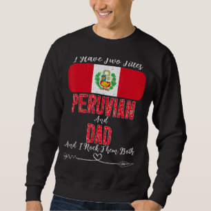 Sudadera Los Hombres Que Tengo Dos Títulos Peruano Y Papá P