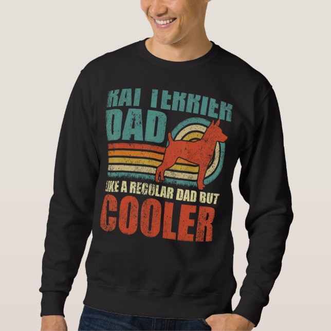 Sudadera Los Hombres Rat Terrier Dad Como A Un Padre Regula (Anverso)