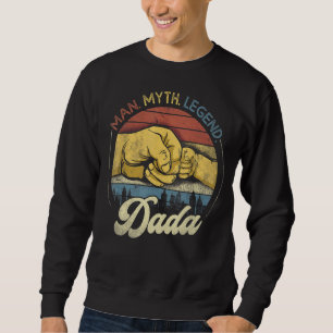 Sudadera Los Hombres Retro Dadá El Hombre El Mito La Leyend