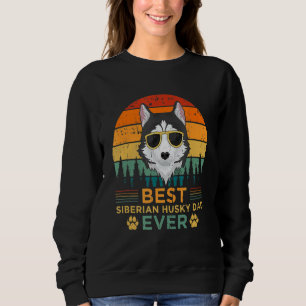 Sudadera Los hombres retro estilo mejor Husky papá siberian