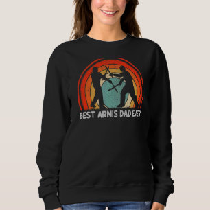 Sudadera Los hombres retro estilo vintage mejor padre arnis