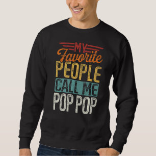 Sudadera Los hombres retro mi gente favorita me llama papá