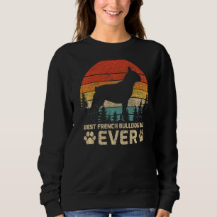 Sudadera Los hombres retro vintage mejor Bulldog francés pa