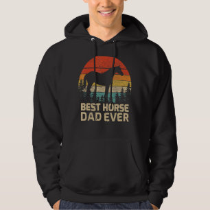Sudadera Los hombres retro vintage mejor padre de caballo j