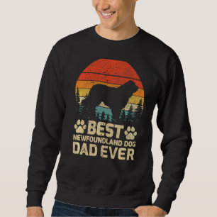 Sudadera Los hombres retro vintage mejor padre de Newfoundl
