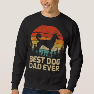 Sudadera Los hombres retro vintage mejor padre de perro de